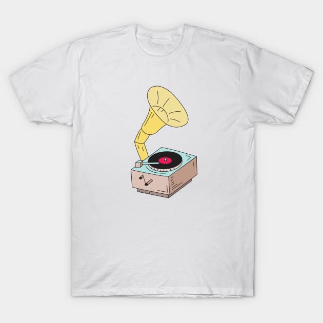 Gramophone T-Shirt by now83